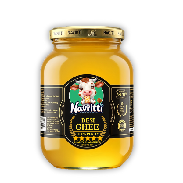 Natural Desi Ghee - 500gm (Cow & Buffalo Milk)